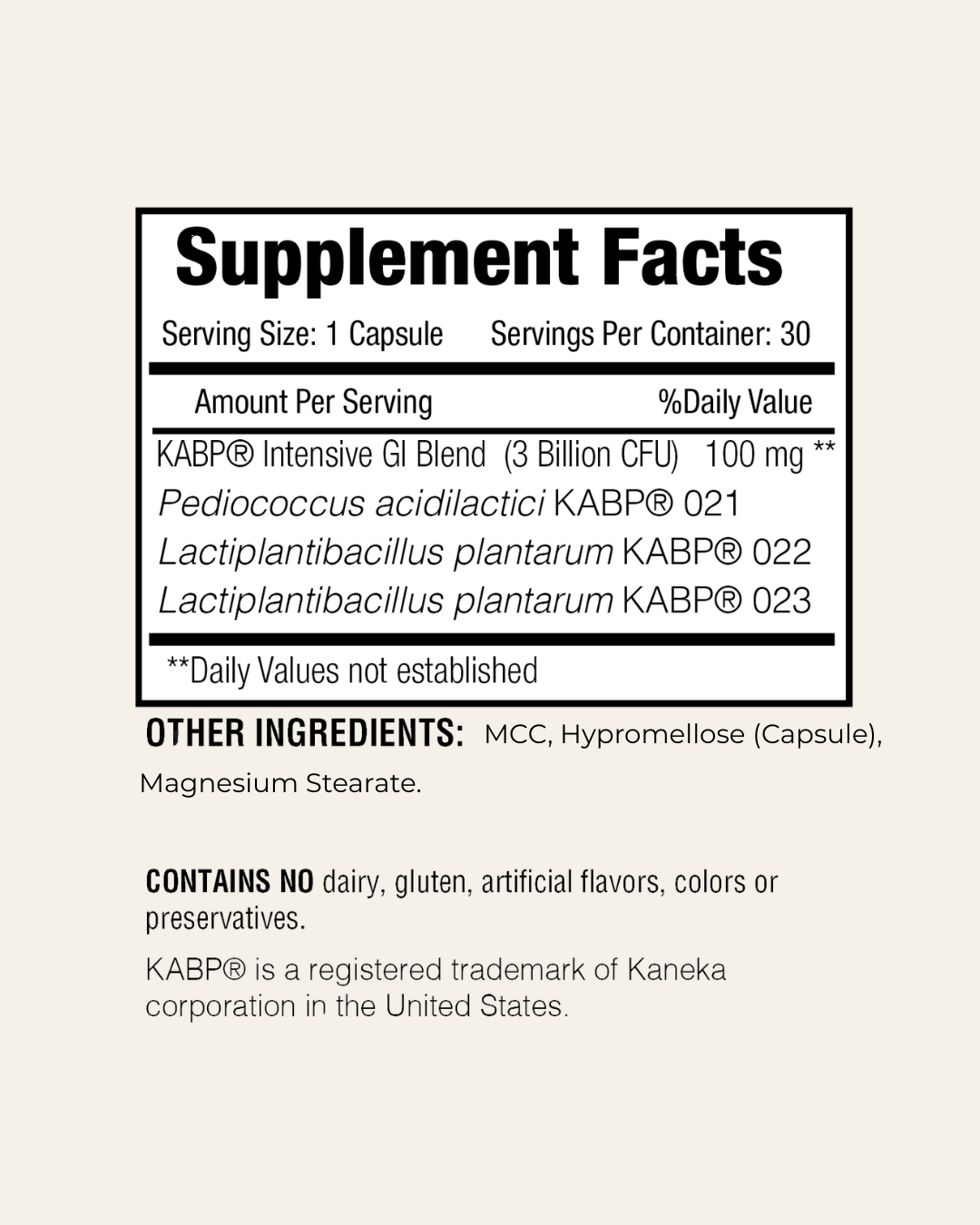 Daily Gut Probiotic
