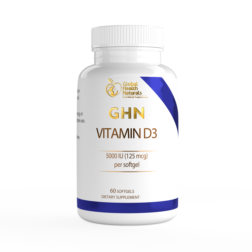 GHN VITAMIN D3 5000 IU SOFTGELS