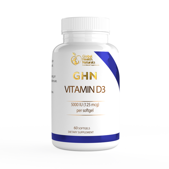 GHN VITAMIN D3 5000 IU SOFTGELS