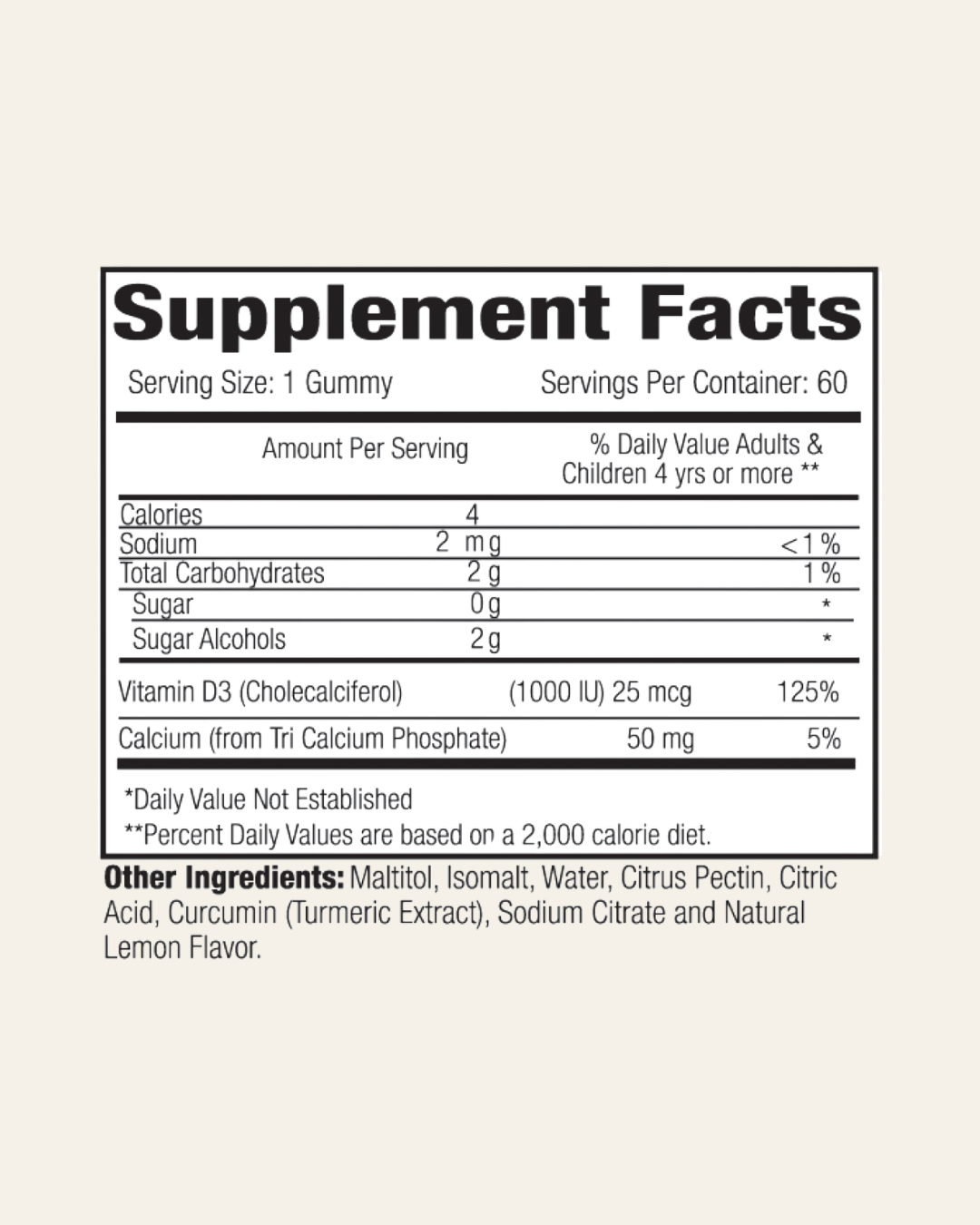 VITAMIN D3 GUMMY
