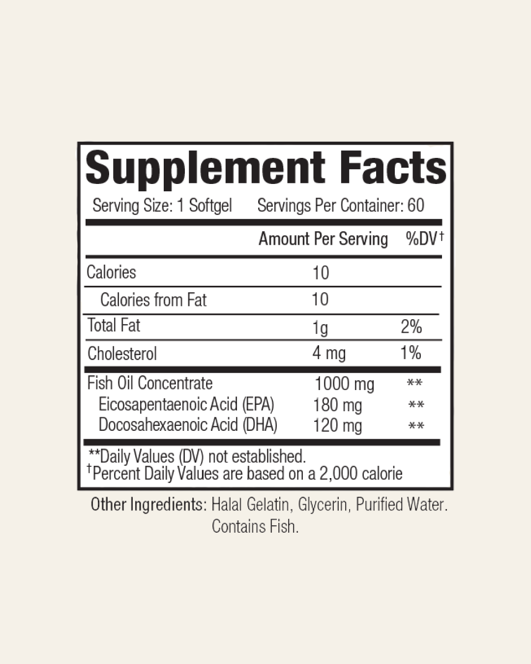 Omega-3 Fish Oil
